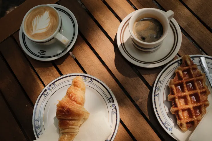 A photograph from Café Odor in Berlin