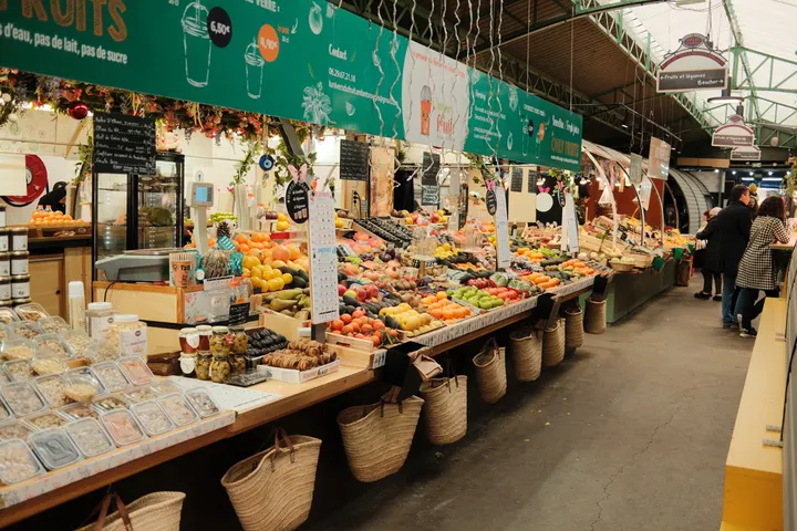 A photograph from Marché des Enfants Rouges in Paris